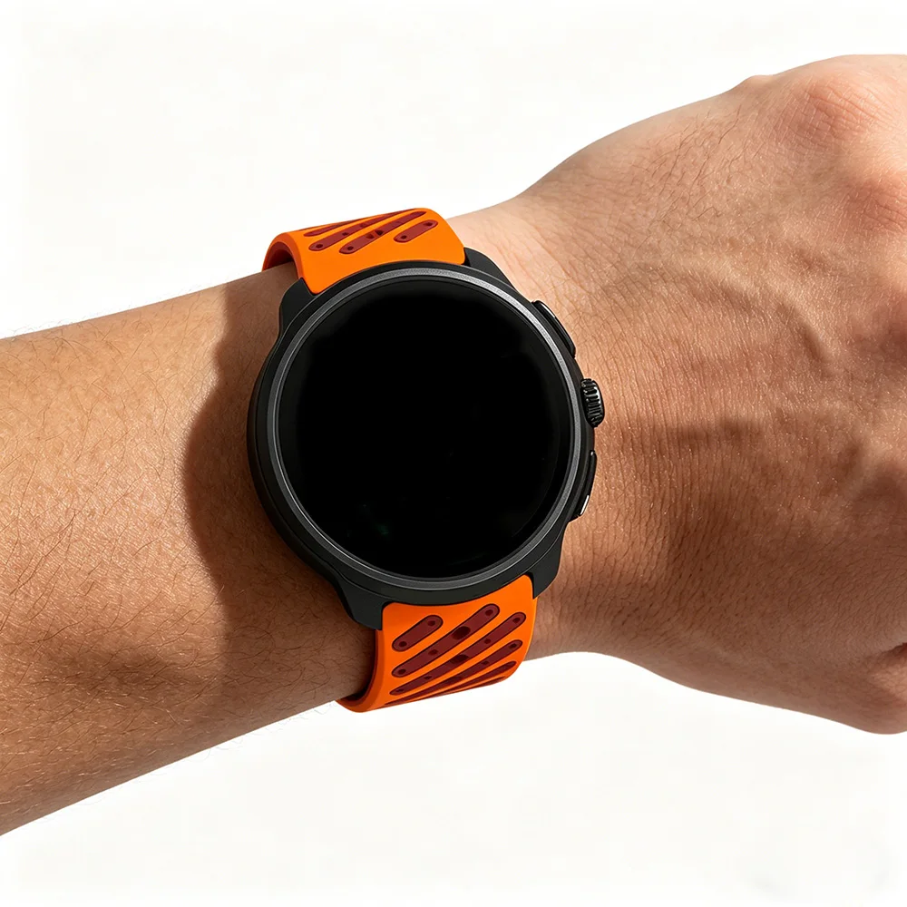 Versatile 22mm Silicone Watch Strap Replacement Wristband