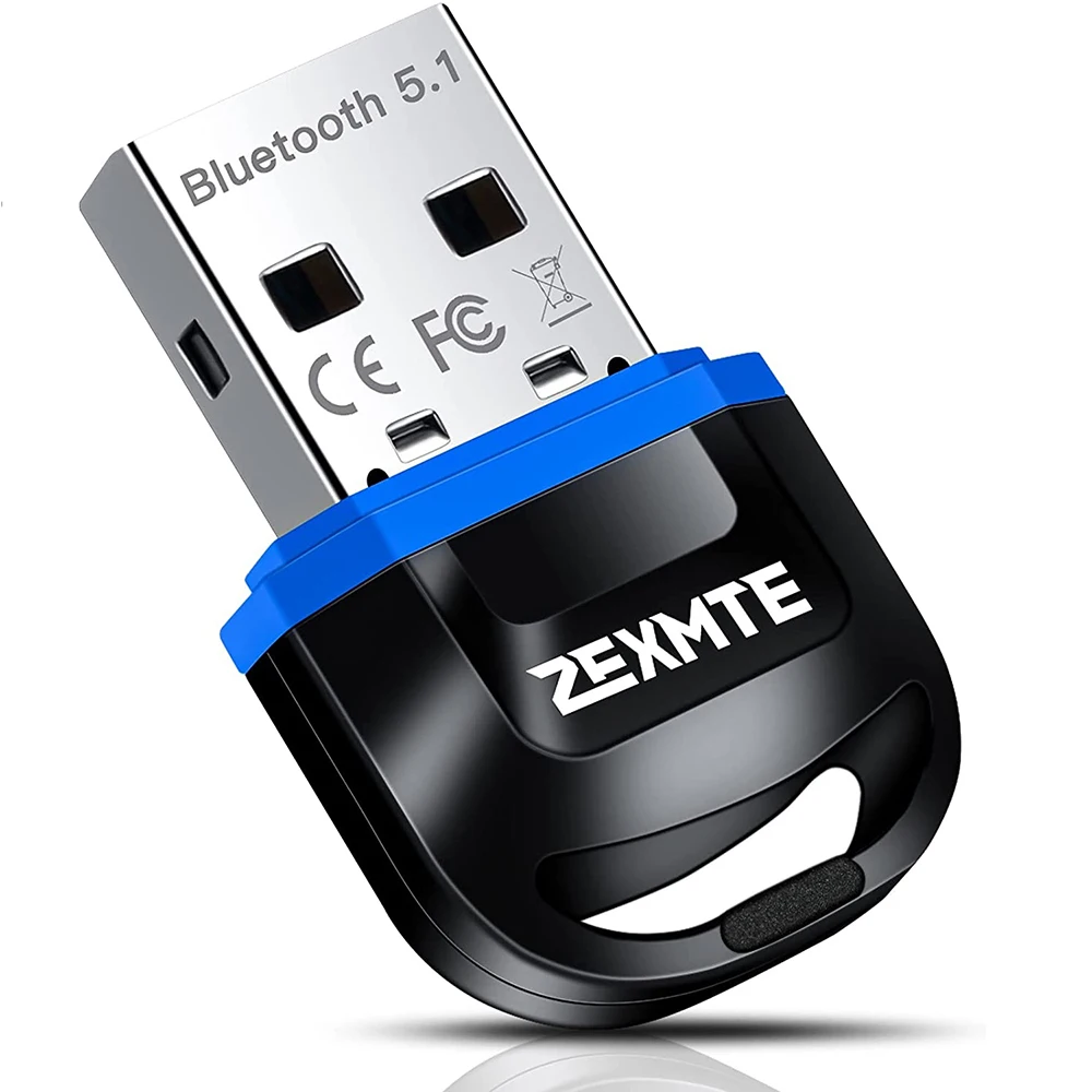 Zexmte USB Bluetooth Adapter for PC Windows 11/10/8/7 Wireless adaptador  Bluetooth 5.1 Audio Receiver for Headsets Speaker Mouse - AliExpress