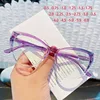 Retra Cat Eye Frame Clear Lens Glasses Simple Myopia Nerd Spectacles Degree -0.5 -1.0 -2.0 -3.0 -4.0 to -6.0 1
