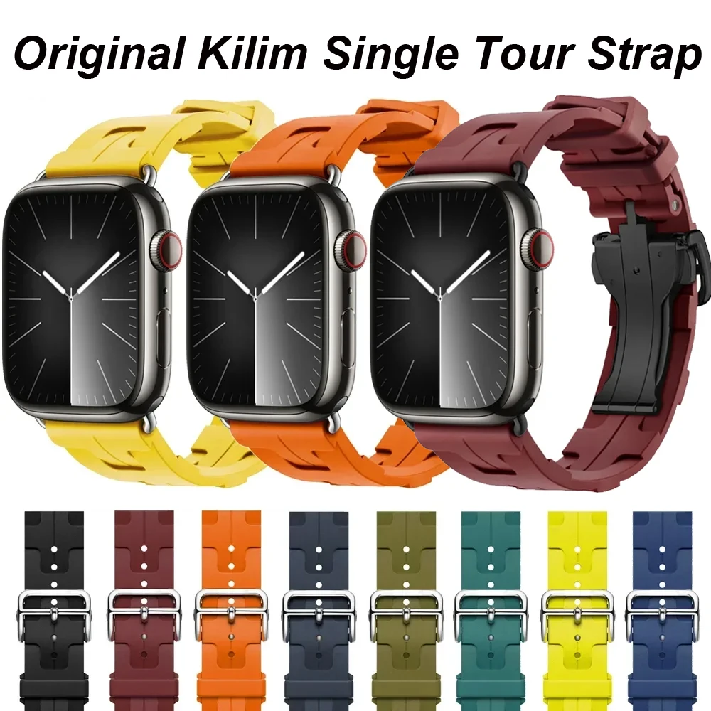 Kilim Hermes Apple Sport Band Genuine Apple Watch Hermes Rouge H