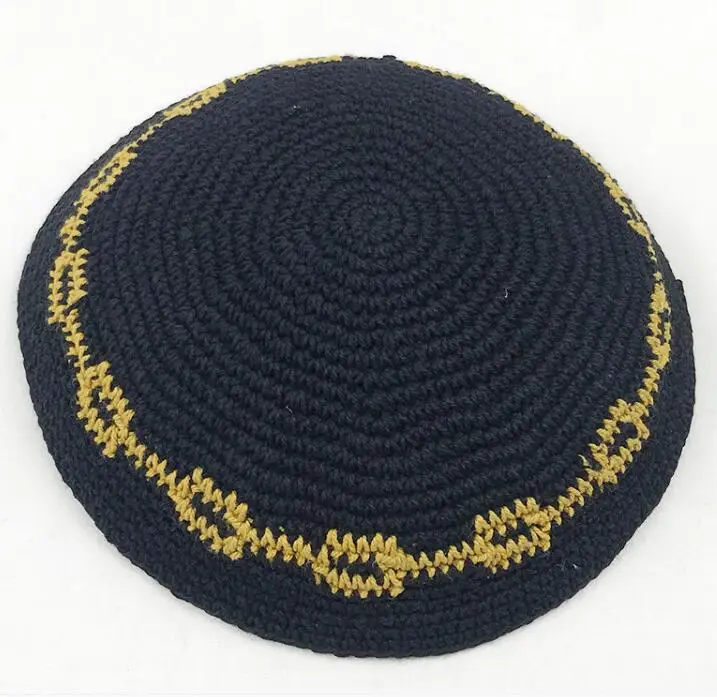 Kipa Jerusalem Small Hat Kippa Men Kippot Judaism Israel Tradition Wave
