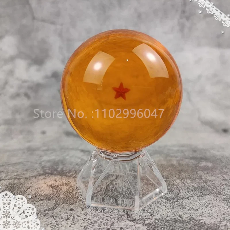 5.7Cm Hot Dragon Ball Z Stars Crystal Ball Dragonball Selezionabile Resin Action Figures Dragon Ball Z Con Bella Base Anime