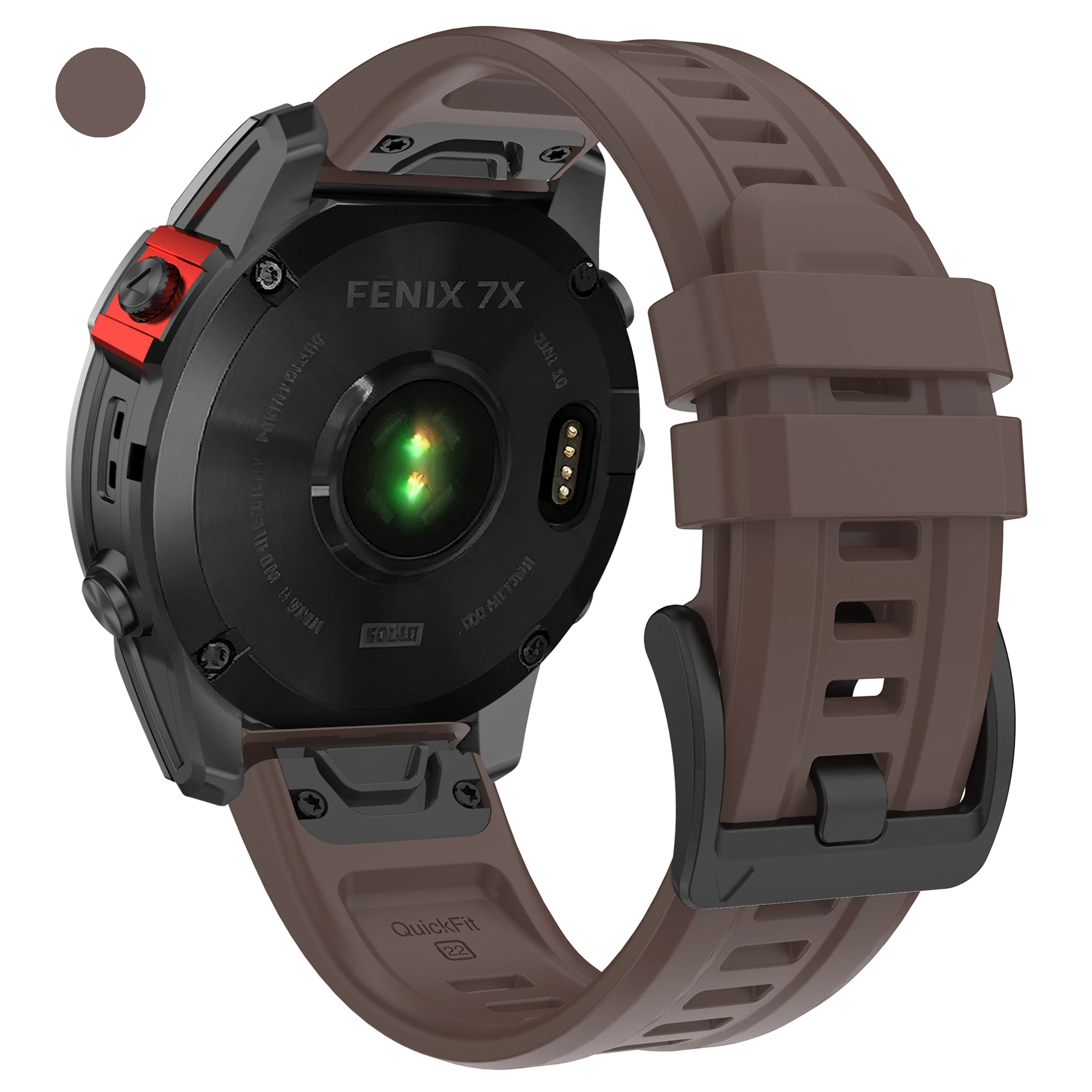 Premium Silicone Strap for Garmin Fenix - QuickFit 22/26mm Watchband