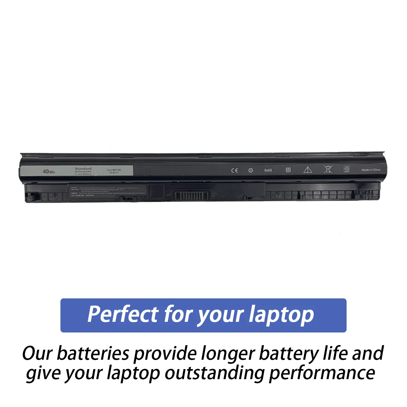 Exmate Batteria M5Y1K per Dell Inspiron 14 3458 5458 5459,15 3451 3558, Inspiron 3551 3328 5451 5455 5551 5555 5558 5758,Vostro 3458 3558 [14.8V 2700mAh 40Wh