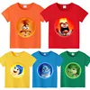 Inside Out 2 T-shirts for Children Joy Sadness Anxiety Anger Outdoor Clothes Fashion Boy Girl Disney Cartoon Top Shirts Gifts 1