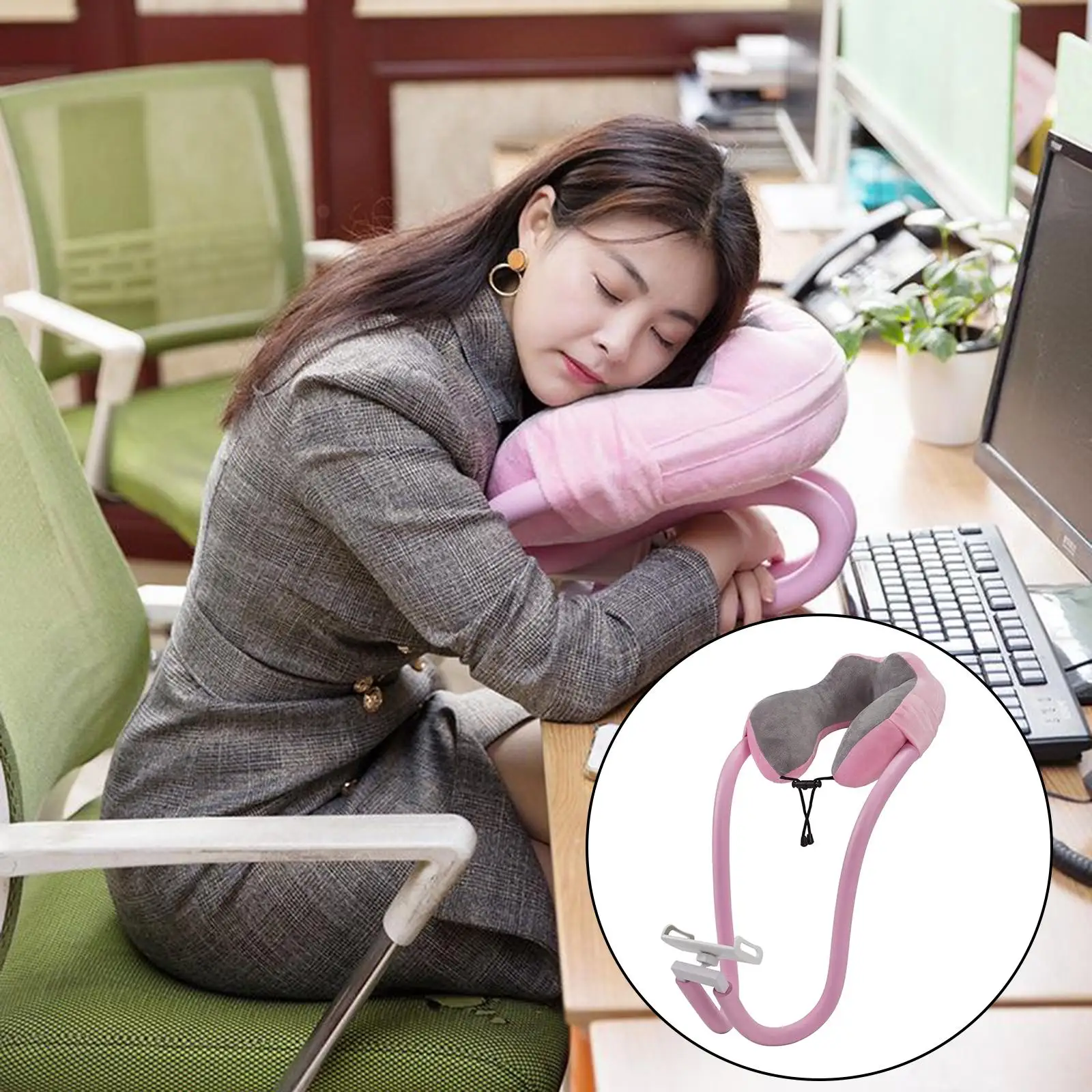 2 in 1 Pillow, Mobile Phone Holder Bracket, Flexible Adjustable