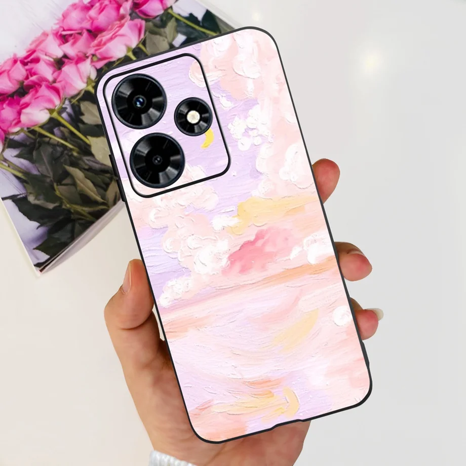 Cute Cartoon Luxury Soft Silicon Matte Phone Case Back Cover Capas