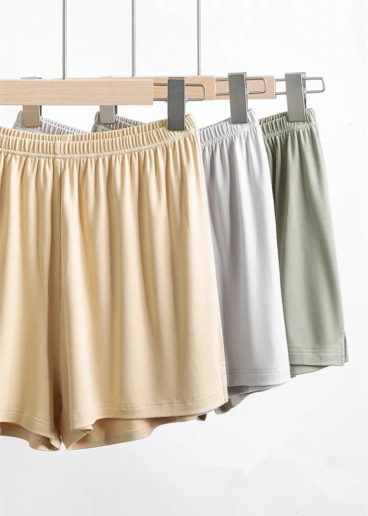 Große Pantalones de Mujer neue dünne modale Pyjama hose für Frauen Sommer Nachtwäsche Shorts Damen Home Wear Pyjama Hose – Detail 2