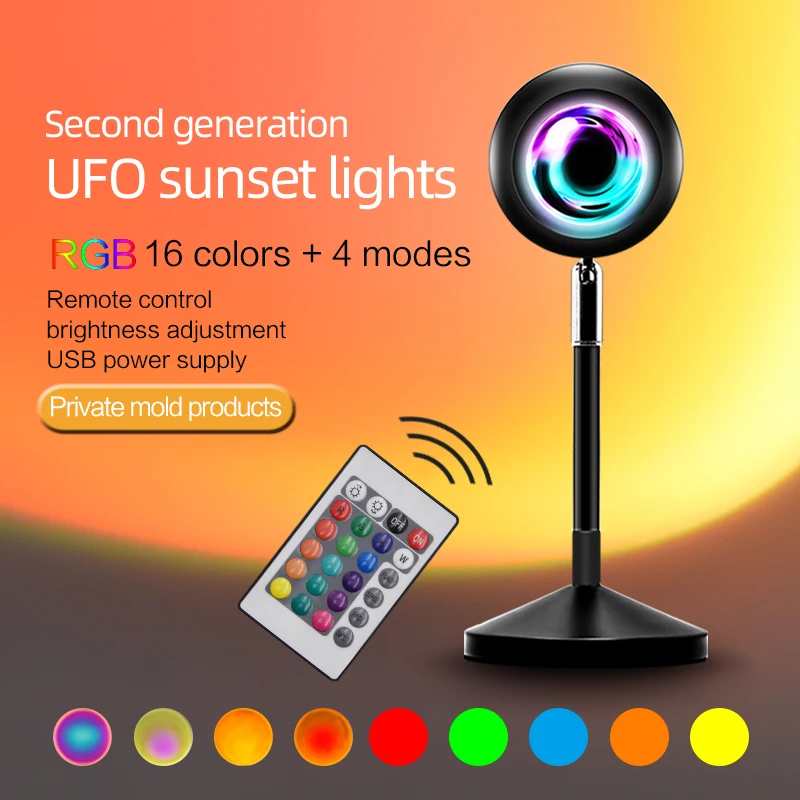 Светодиодный ночник для декора комнаты s RGB атмосферный Настольный светильник