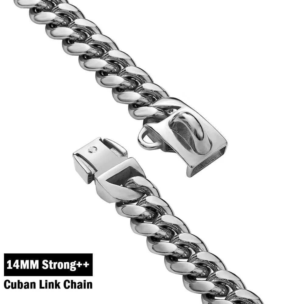 ドッグチョークチェーンカラー18 Kキューバリンクチェーン15 MM強力強力ヘビーデューティーチュー調整可能トレーニングカラートグルクラスプ付き大型犬アメ 犬のチェーン首輪キューバリンク犬の首輪18 18kステンレス鋼金属15ミリメートルゴールドシルバー犬の首輪子犬小中大犬 - AliExpress