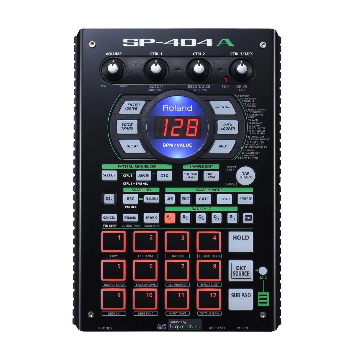 롤랜드/롤랜드 SP404A MK2 MKII 리듬 필터 댄스 시퀀스 사운드 이펙트 트리거 샘플러