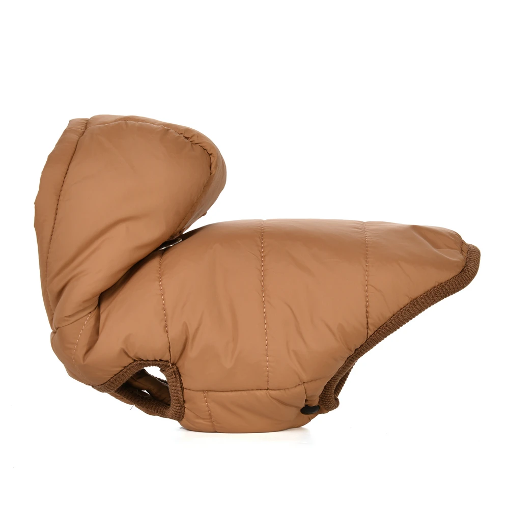 Fleece-Hunde-Kapuzenpullover, Winterkleidung für kleine und mittelgroße Hunde, Katzenweste, Mantel, verdickt, wasserdicht, französische Bulldogge, Chihuahua, Mops-Overall – Detail 7