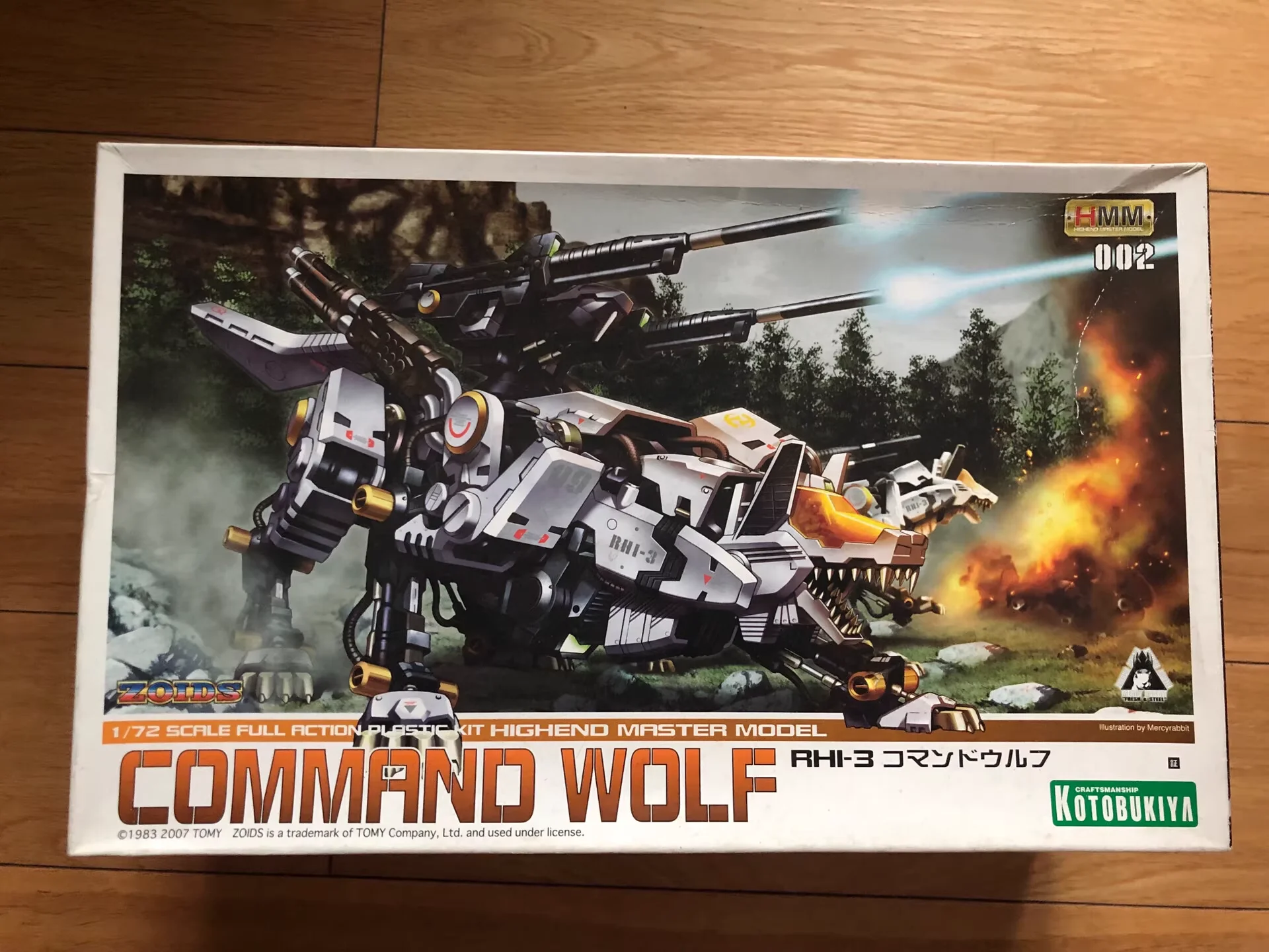 コトブキヤ　1/72 RHI-3 コマンドウルフ ZOIDS HMM 002 RHI-3 コマンドウルフ リパッケージ版｜ゾイド -ZOIDS