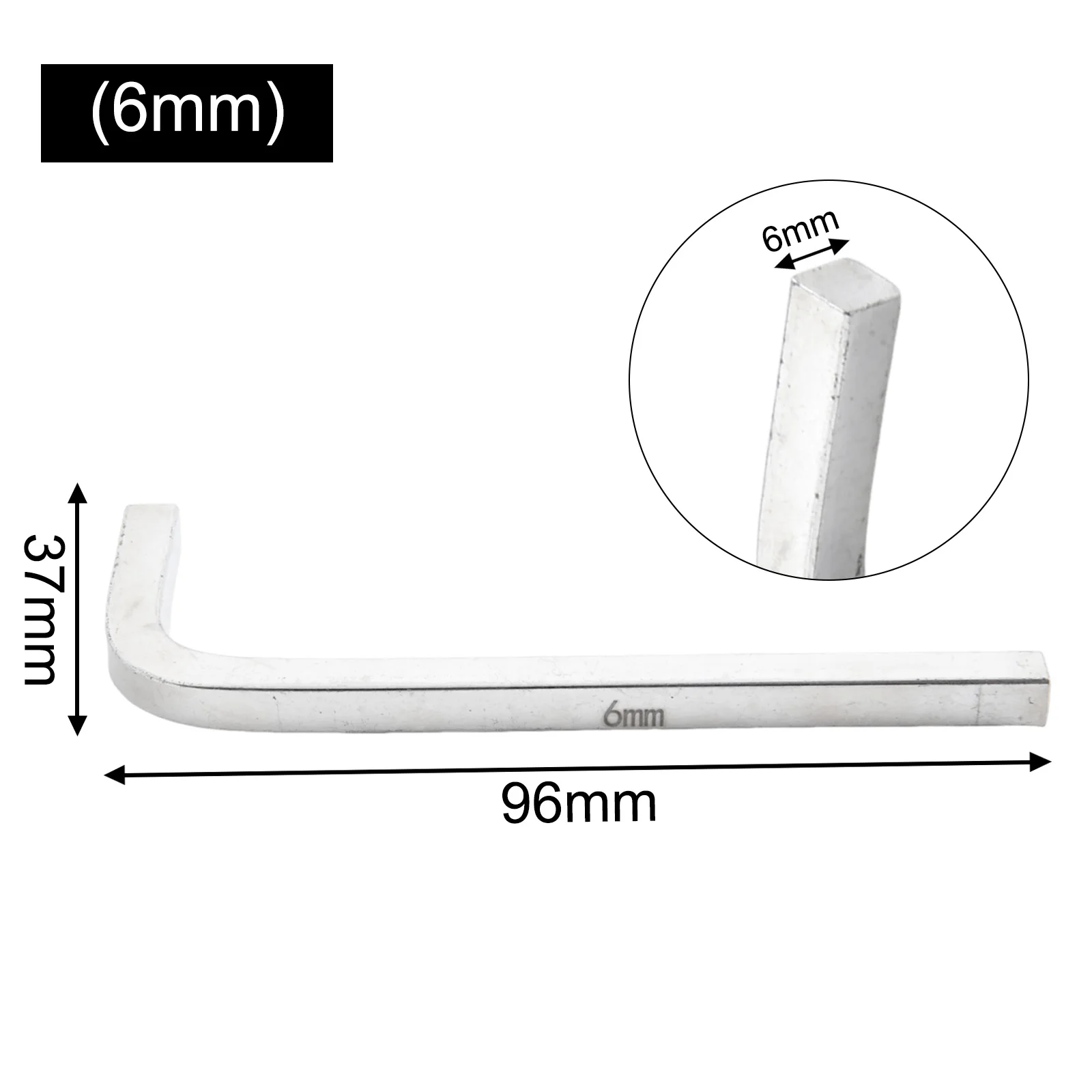 1 llave de cabeza cuadrada en forma de L, destornillador de acero al cromo vanadio de 3 a 10 mm, llave de 4 puntas cuadrada, herramientas manuales