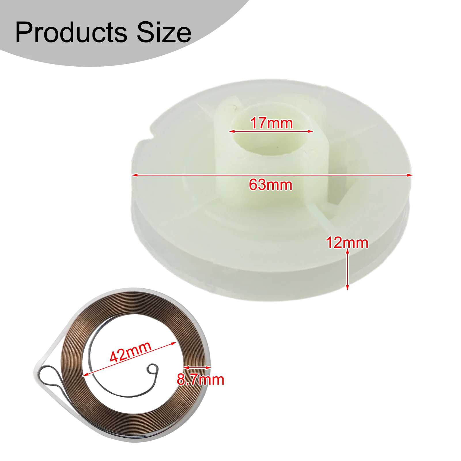 

High Quality Recoil Starter Pull Rope Kit Chainsaw Parts Pull Rope Recoil Rope Rotor Pulle Garden Power Tool Accessories