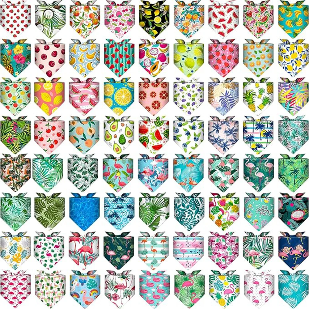 

Bulk Dog Bandanas Fashion Summer Samll Dog Bandana Scarf For Small Dogs Cat Puppy Bibs Pet Grooming Dog Accessories