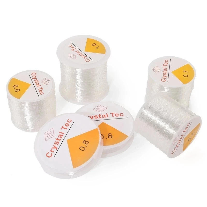 Clear Elastic Thread,3 Rolls Bracelet String for Bracelet Making,Elastic  String,Durable & Strong Bead Thread,Bracelet Elastic Cord for Jewellery  Making & DIY Necklaces,Crafts(10m*0.6mm/6m*0.8mm/4m*1.0mm)