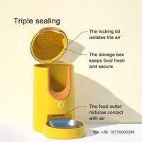 Wholesale Pet Products Supplier 2 in 1 Pet Water Drinking Fountain Dog Food Bowl Wifi Smart Automatic Cat Dog Pet Feeder 3