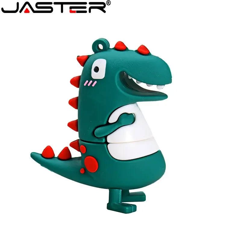 JASTER Cartoon Silicone U Disk 64GB 32GB Green USB 2.0 16GB Beautiful Flash Drive 8GB Memory Stick pendrive regali per bambini