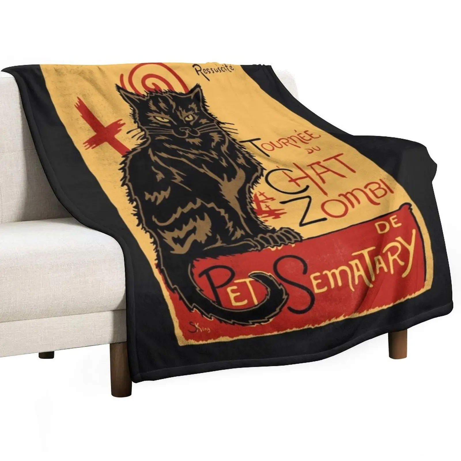 

Chat Zombie (Collab with GoodIdeaRyan) Throw Blanket Blanket Luxury bed plaid