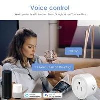 Tuya Smart Wifi Plug US Standard Wireless Outlet 10A Remote Control Smart Home Appliances Work With Alexa Google Home 2