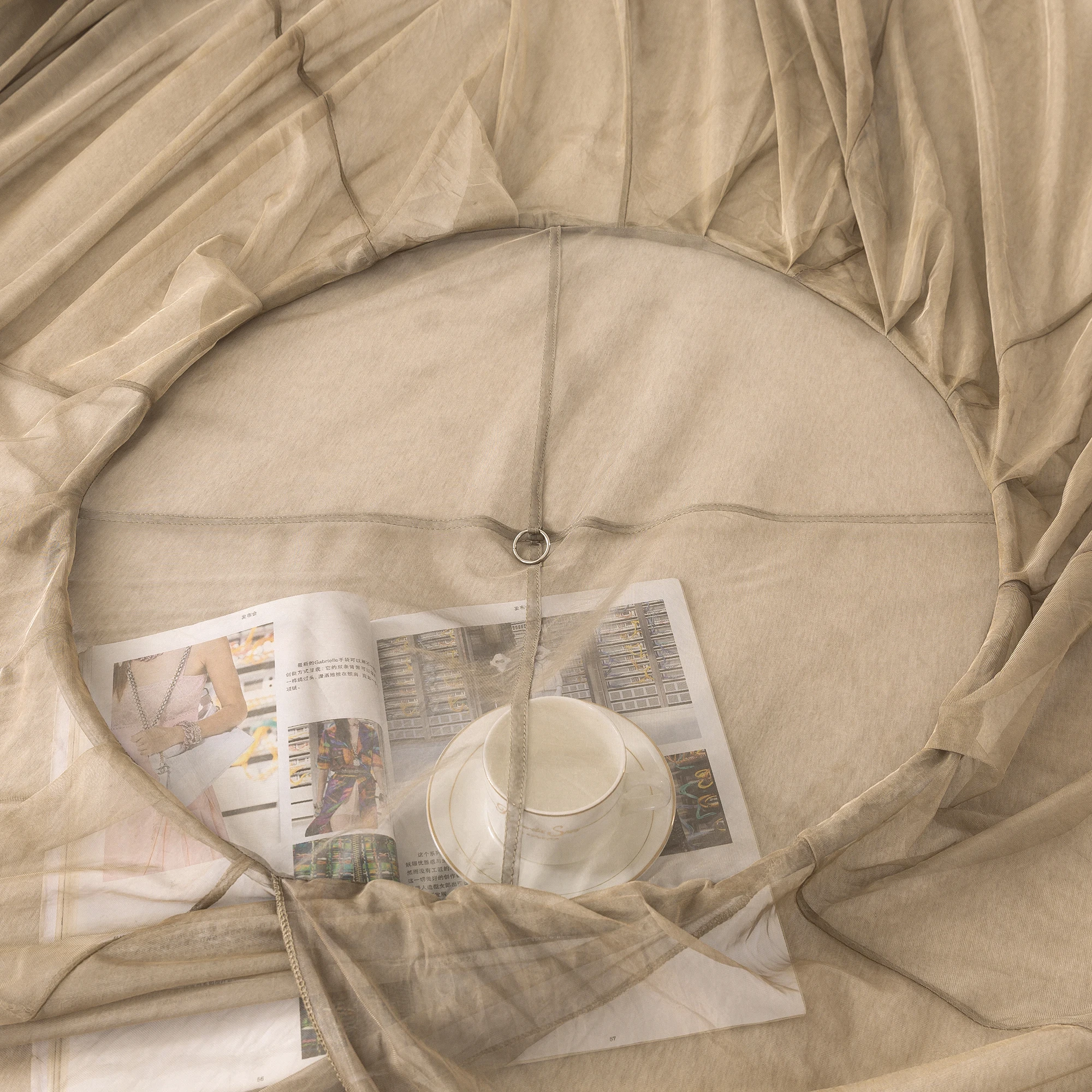 High Protection Silver Fiber Tulle Mesh Electromagnetic hypersensitivity Mosquito net, EMF Shielding Faraday Bed Canopy 4