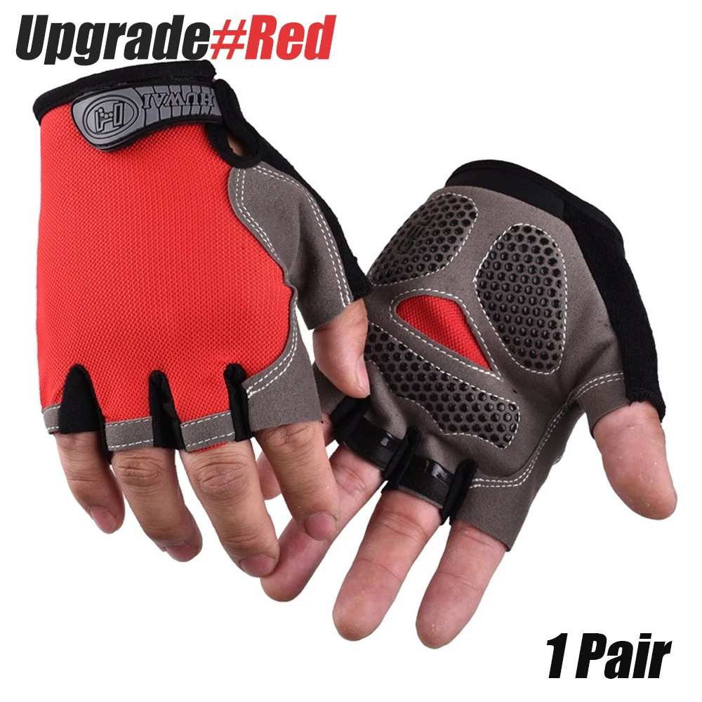 Unisex Anti-Slip Shock-Absorbing Breathable Cycling Gloves