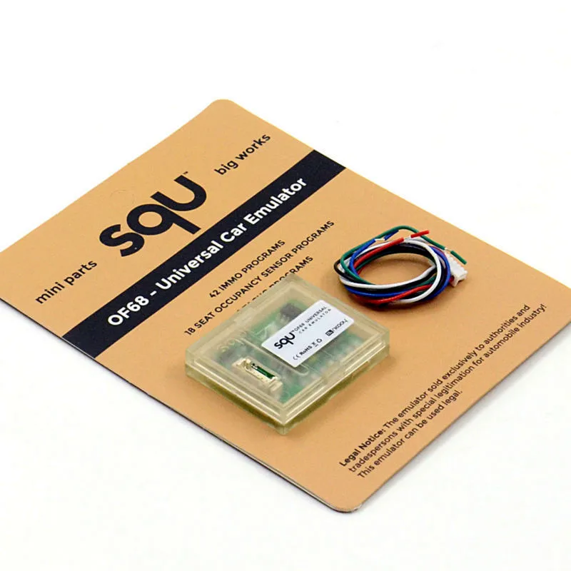 Car Occupancy Sensor Tool Diagnostic Tool 1 PC Car Emulator SQU OF80 Immo Programs Tacho Programs For Seat Occupancy Sensor For OF68 OBD