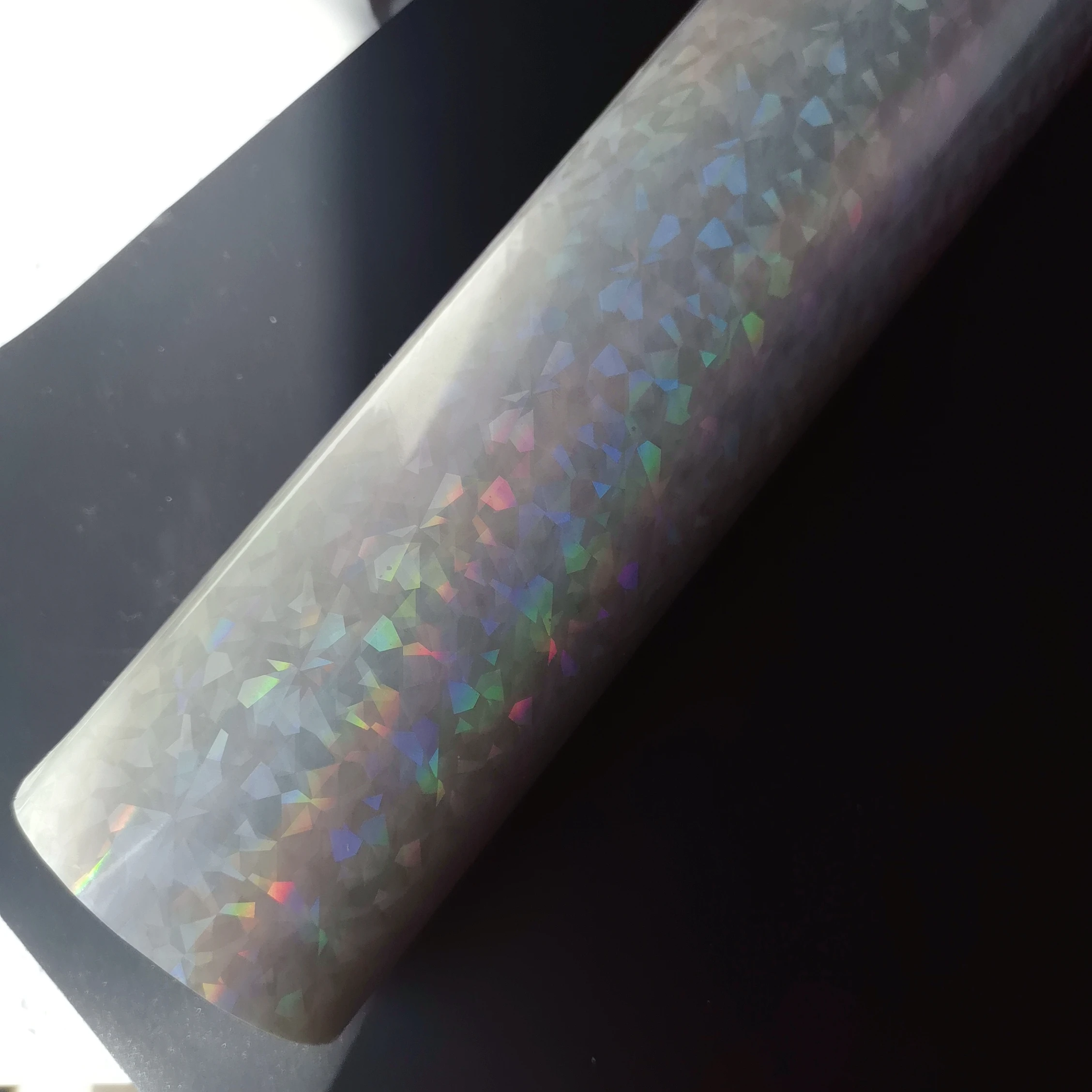 Hot Stamping Foil Film A3 Size Holographicy Plain Transparent On Paper or Plastic 32cm X 120m/Lot DIY Package Box