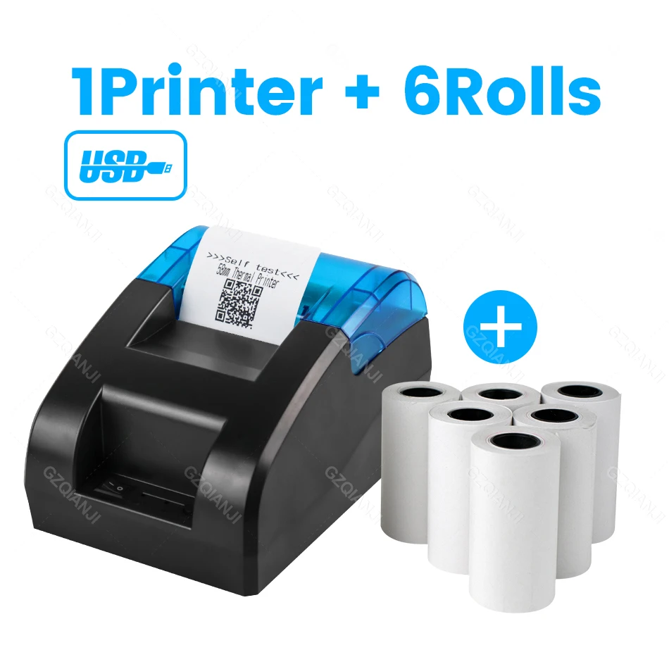 طابعة حرارية لاسلكية صغيرة تعمل بتقنية البلوتوث و...