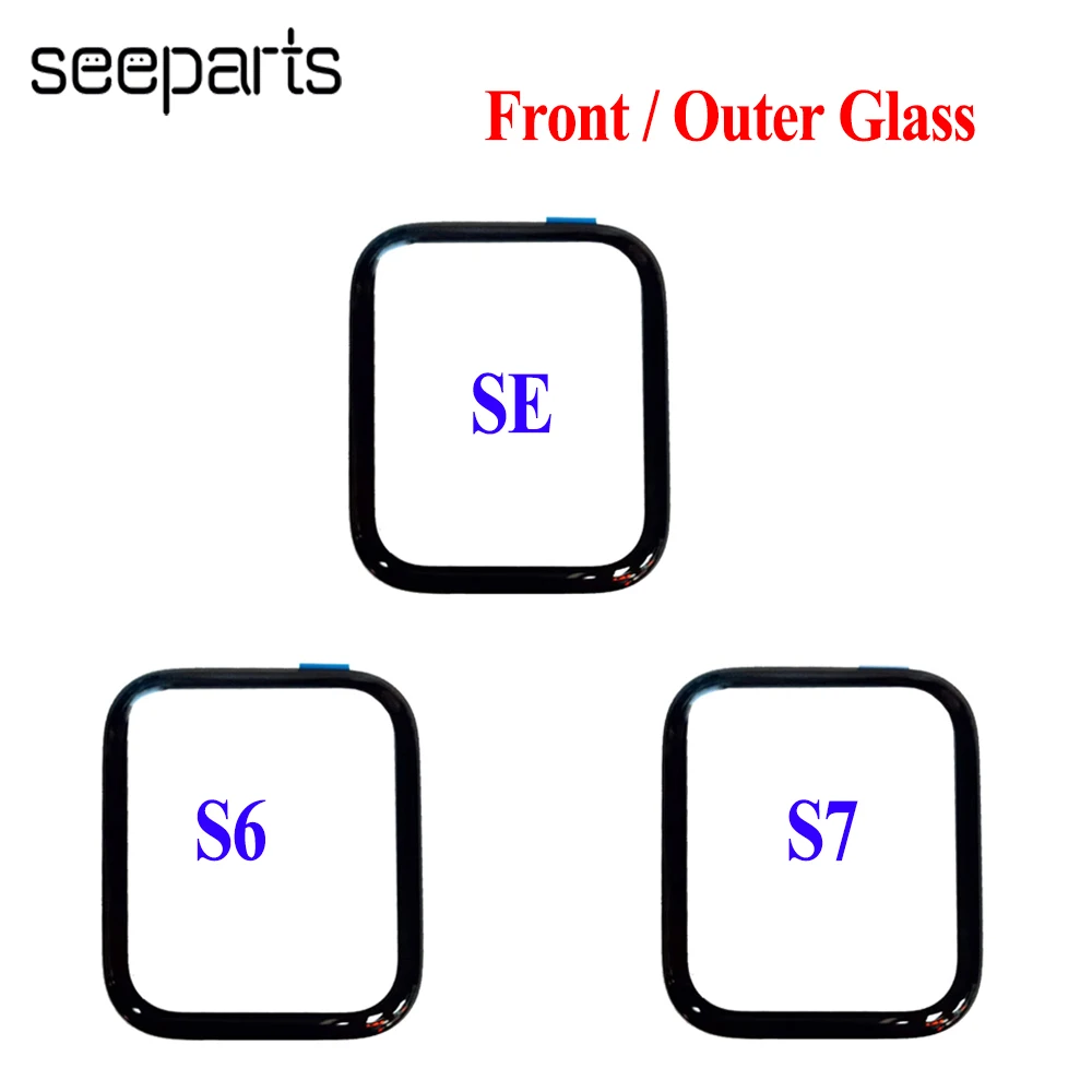 For Apple Watch Series 6 7 Outer Glass Front Glass Panel Replacement