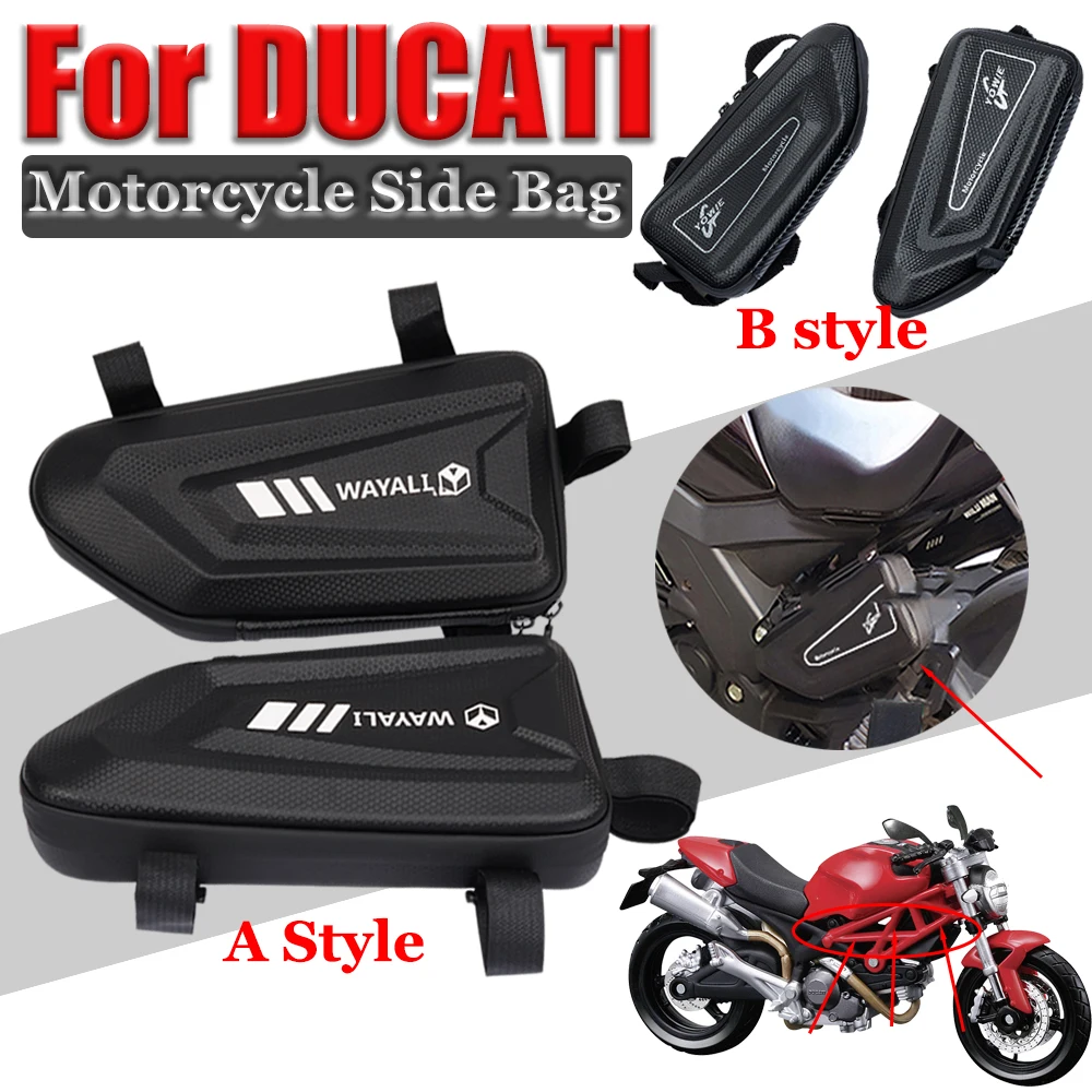 Alforjas laterales para motocicleta, bolsa de herramientas para DUCATI Scrambler MONSTER 821, 695, 696, 795, 796, 959, 1200 S, 1100 _ AliExpress Mobile