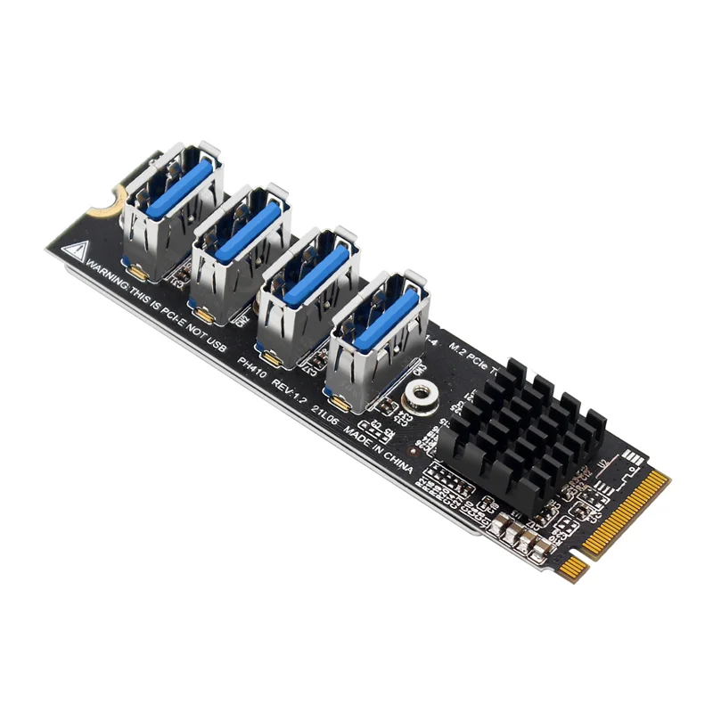 Gpu Pcie Splitter Mining Nvme PCIe Splitter Ke Port USB Adaptor