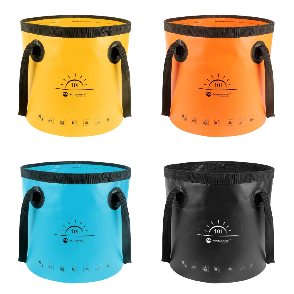 Secchio pieghevole in silicone per campeggio, viaggi, lavaggio auto e uso domestico (blu) (5 litri) | Leroy Merlin