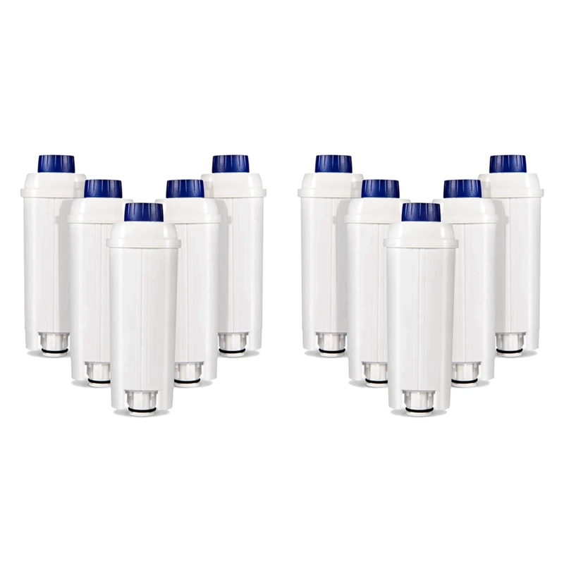 

HLZS-10X Coffee Machine Filters Replacement For Delonghi Filter DLSC002, Water Filter Cartridges Activated Carbon Softener