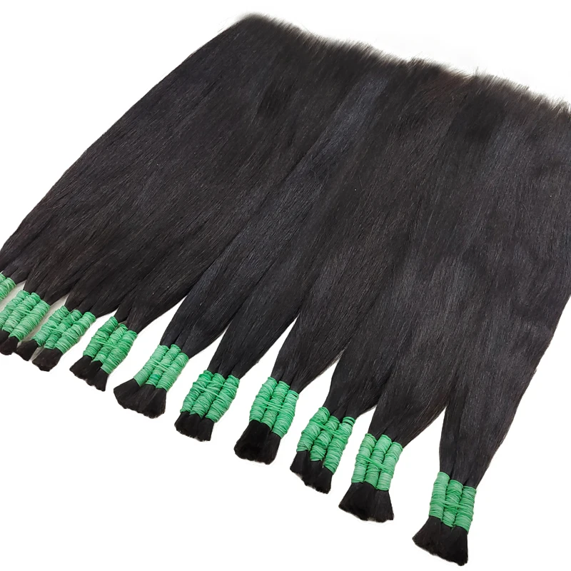 Human Hair Deep Wave Bulk Braiding Hair Unprocessed No Weft Boho Braids Extensions Brazilian Remy Curl