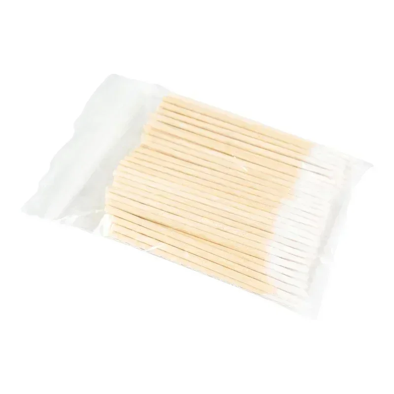 Cotton Swabs Manicure Tools Nail Manicure Tools Manicure Pedicure Tools Nail Manicure Sticks Nail Polish Tools 60/100/500Pcs Nails Wood Cotton Swab Clean Sticks Bud Tip Wooden Cotton Head Manicure Detail Corrector Nail Polish Remover Tool