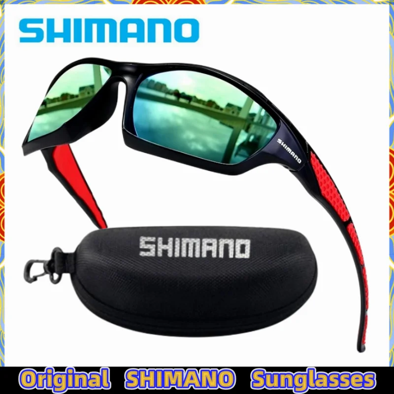 

Новые классные оригинальные солнцезащитные очки SHIMANO для мужчин и женщин, модные очки для спорта на открытом воздухе и путешествий, могут быть снабжены футляром для очков