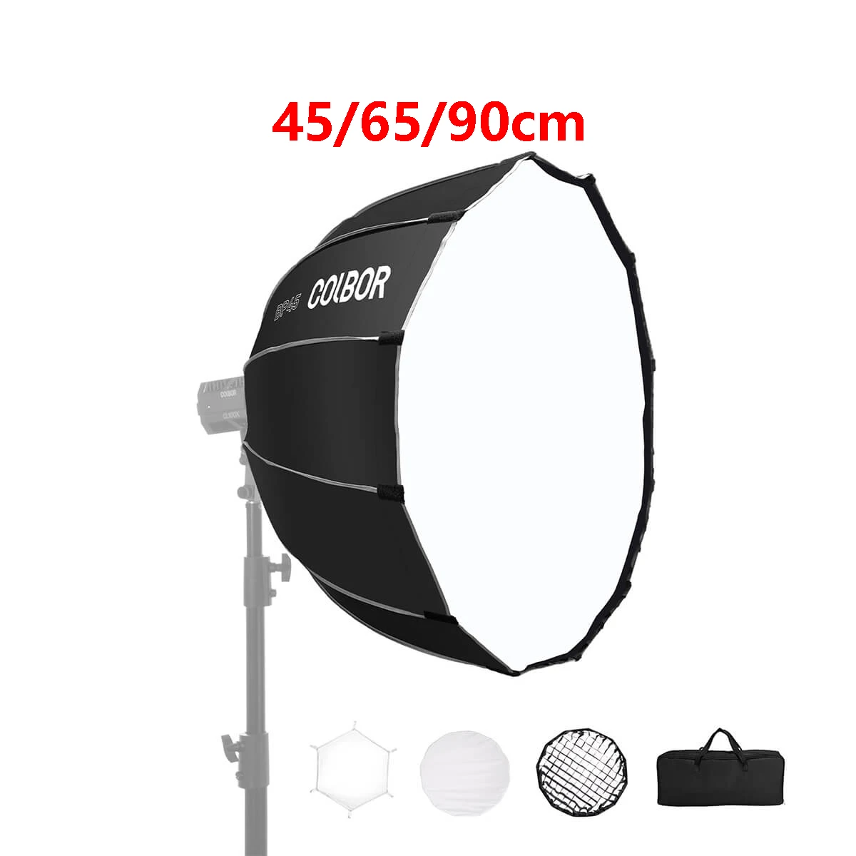 Colbor Parabolic Softbox Ombrello Soft Box Per Fotocamera Fotografia Illuminazione Studio Colbor Cl60,Cl60R,Cl100X,Cl220,Cl220R,Cl330