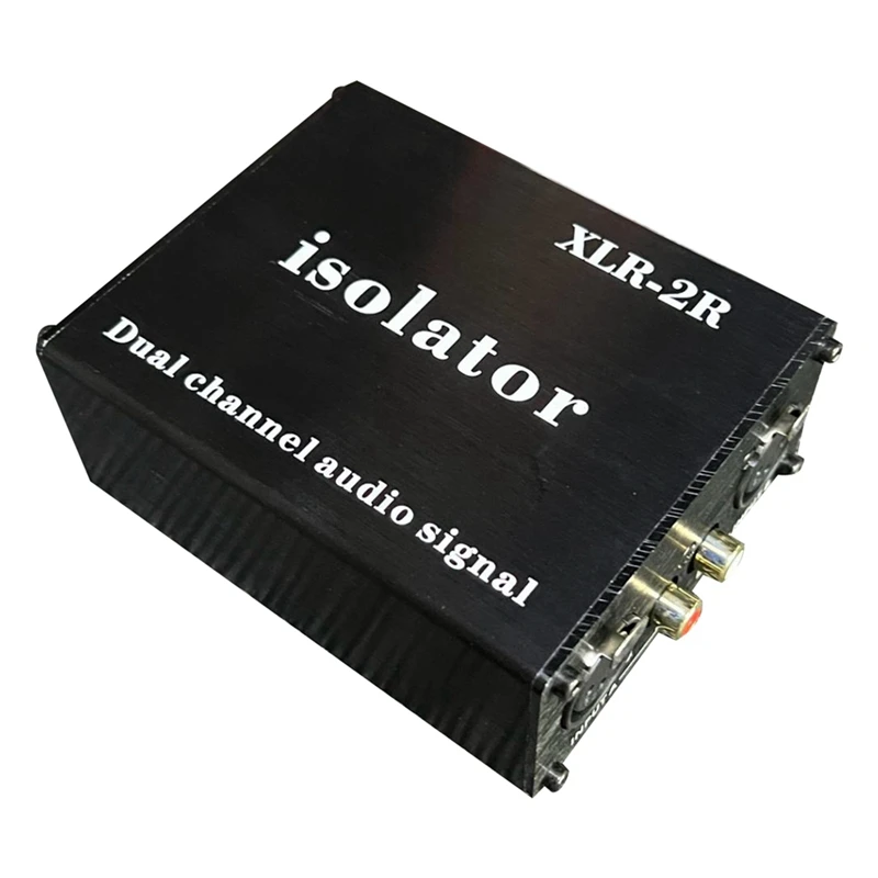 

XLR-2R XLR RCA Audio Noise Isolator To Eliminate Common Ground Current Sound Anti-Interference Transformer Isolator