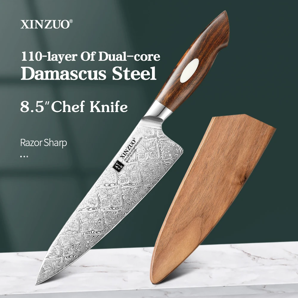 Cuchillo Acero Damasco Xinzuo Chef 8.5