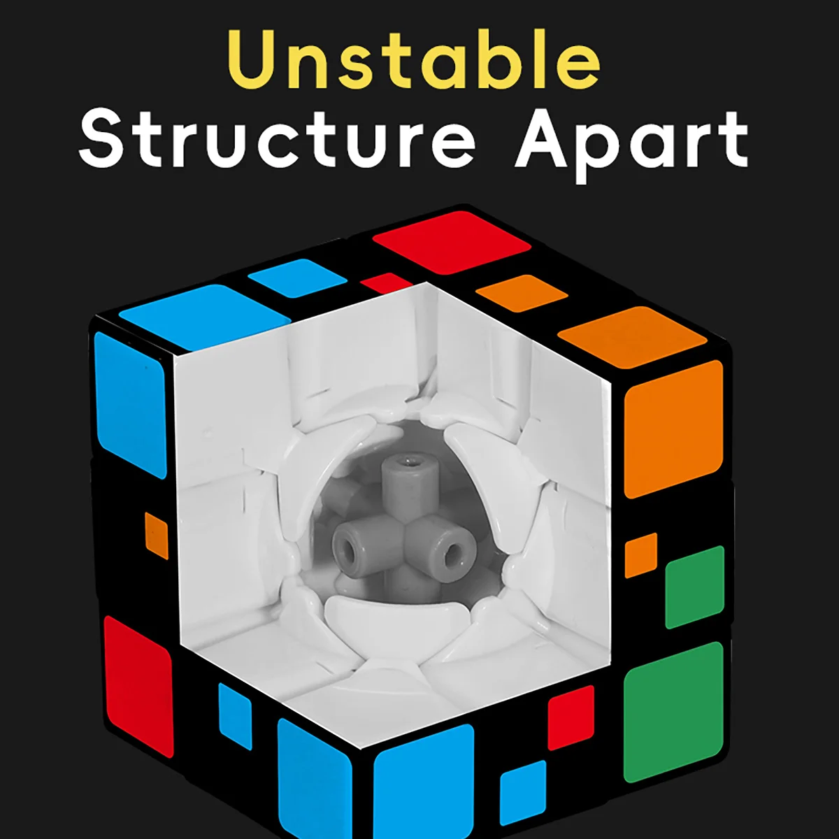 Rubik’s cube Peinture Couleur Relief