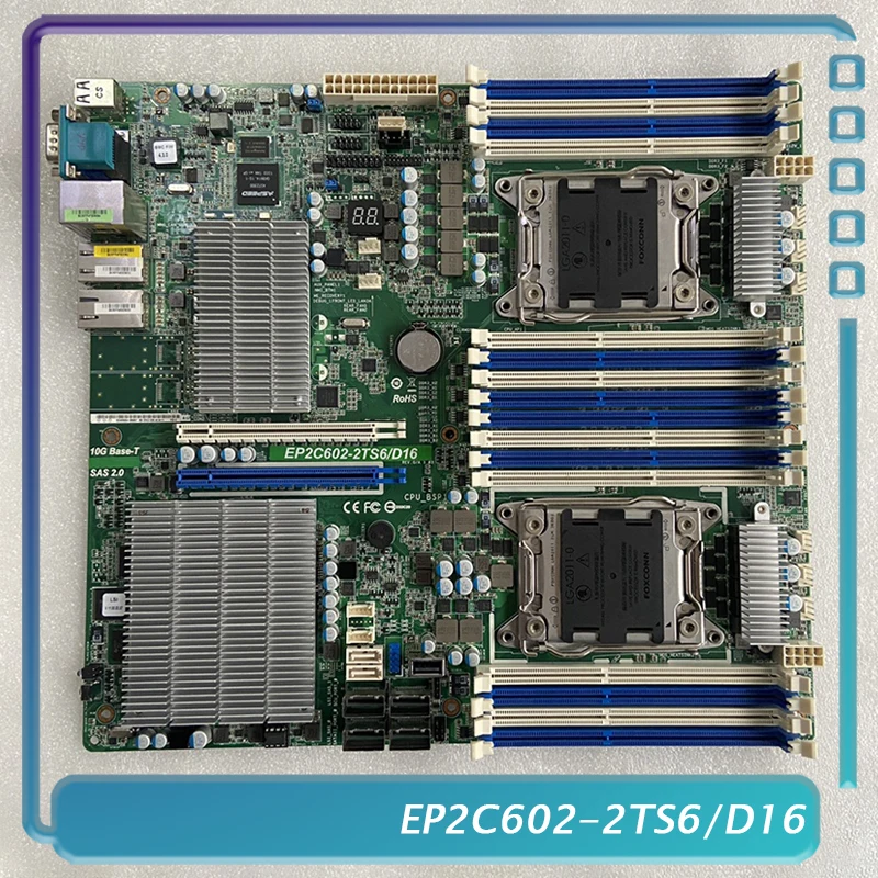 Two-Way Server Motherboard For AsRock EP2C602-2TS6/D16 LGA2011 Support Xeon 5-1600/2600/4600 V2 High Quality 3 Two-Way Server Motherboard For AsRock EP2C602-2TS6/D16 LGA2011 Support Xeon 5-1600/2600/4600 V2 High Quality