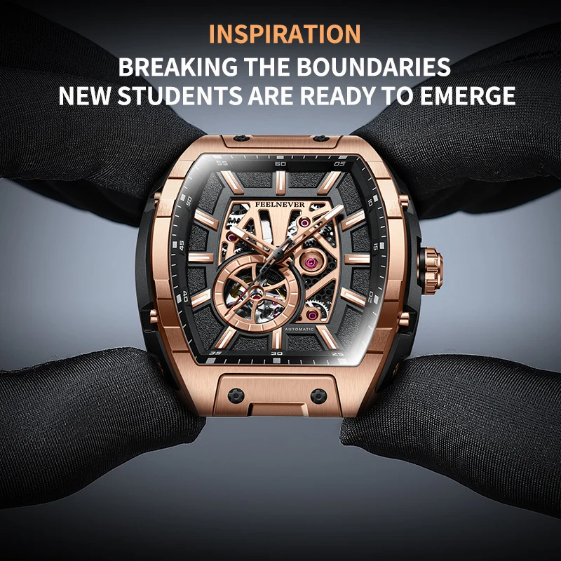 LIGE Business Watch Men MIYOTA8250 Movement Sapphire Glass Men's Mechanical Wristwatch Automatic Watch Men Montre Homme