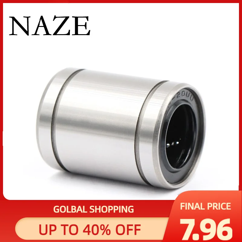 1PCS LM25UU LM30UU LM35UU LM40UU Linear Motion Bearing Anti Wear High