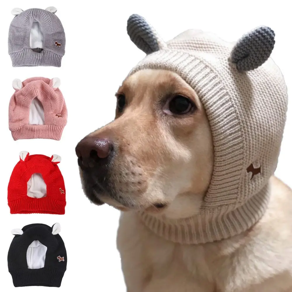 Dog Earmuffs Winter Warm Ears Covers Grooming Noise Cancel Pet Scarf