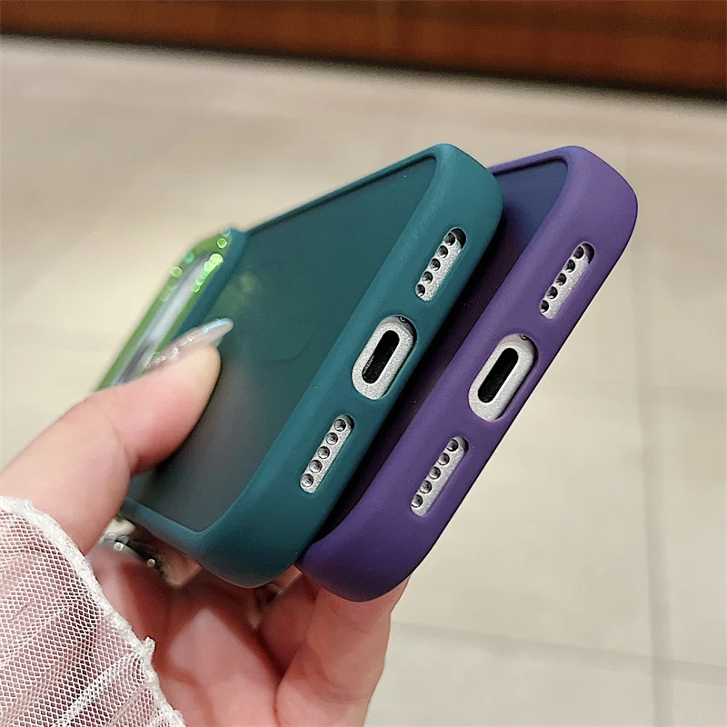 Magnetic Case with Electroplating Frame and Soft Touch Matte Finish