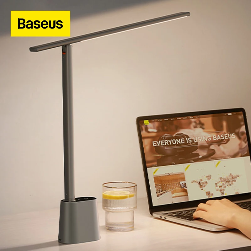 Tanie Baseus lampa biurkowa LED Eye Protect Study możliwość przyciemniania oświetlenie
