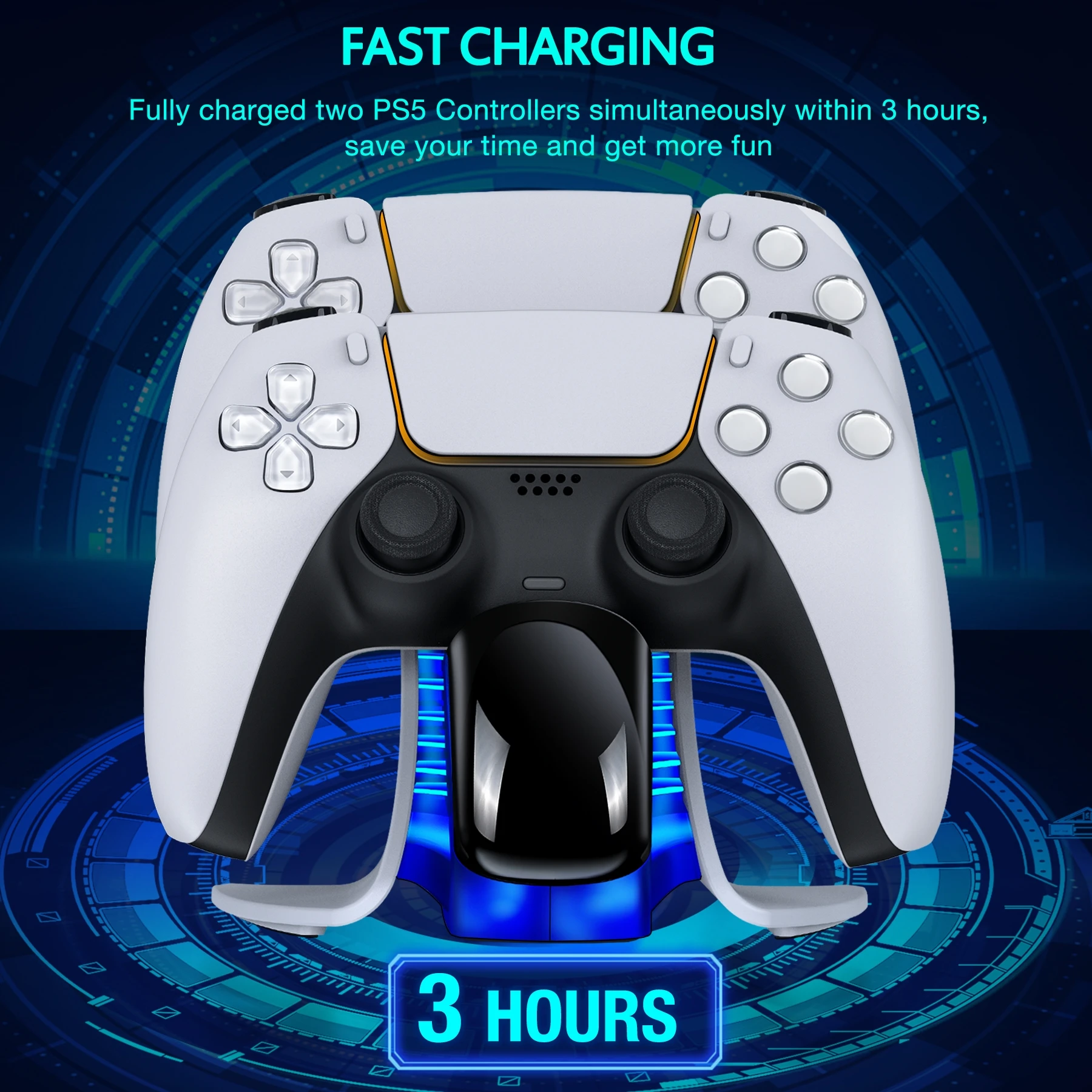 Playstation 5 Controller Charging Station | Dualsense Charging Station Ps5  - Dual - Aliexpress