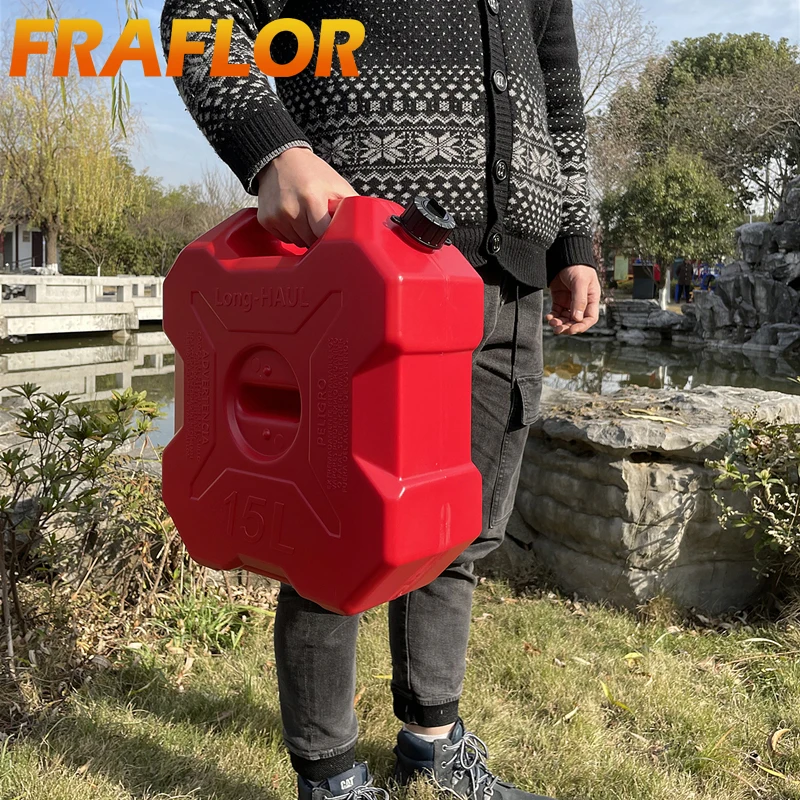 15 Liters ATV UTV Car Spare Fuel Tank 15L Gas Canister Jerry Cans Red Plastic Diesel Petrol Oil Containers Gasoline Motorcycle petrol can,motorcycle fuel container